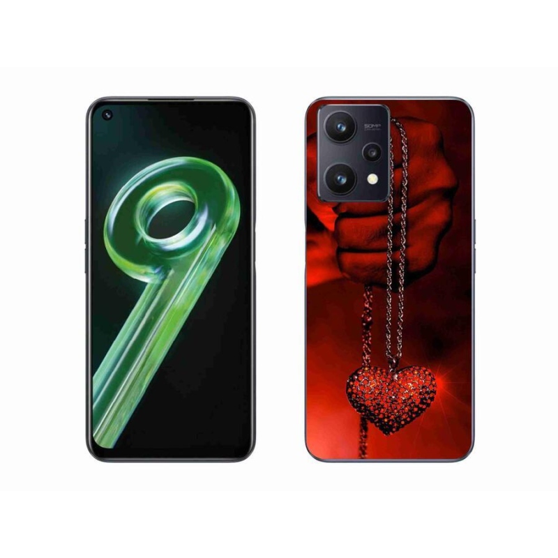 Gél borítás mmCase a Realme 9 5G számára - nyaklánc