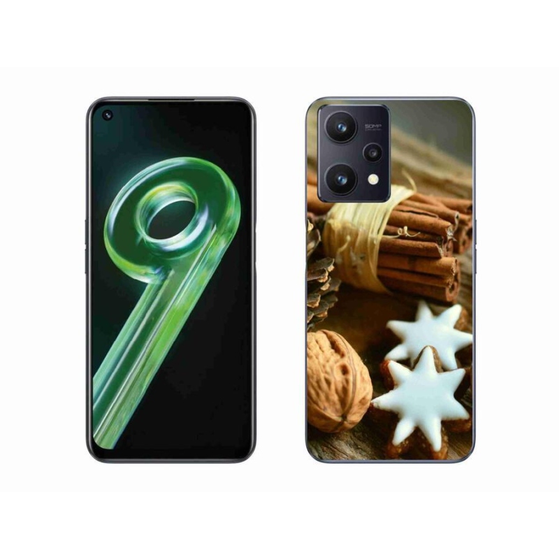 Gél borítás mmCase a Realme 9 5G készülékhez - fahéj és mézeskalács