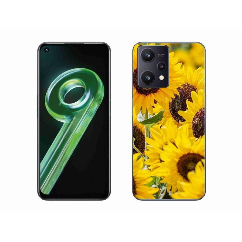 Gél borítás mmCase a Realme 9 5G készülékhez - Napraforgó