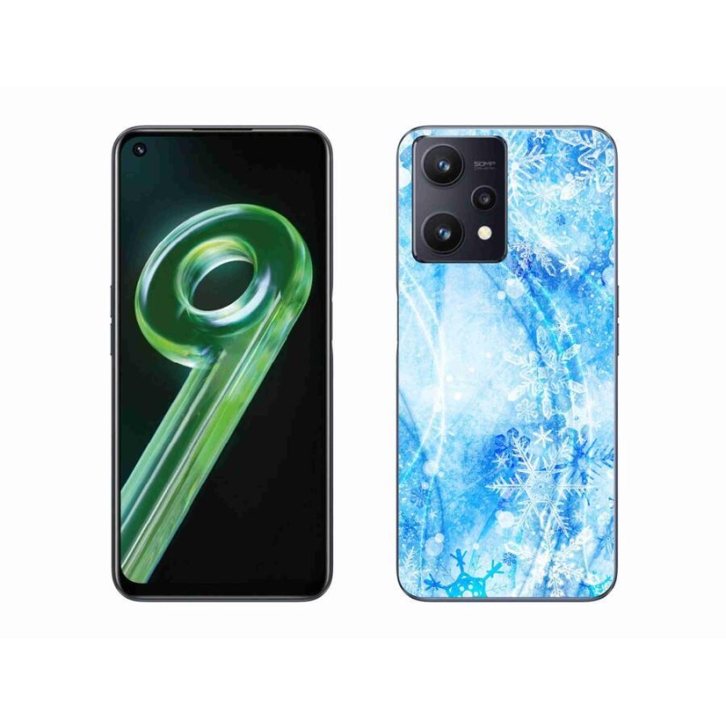 Gél borítás mmCase a Realme 9 5G készülékhez - hópelyhek