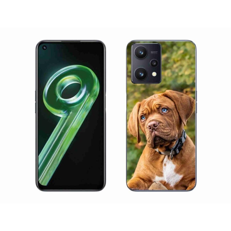 Gél borítás mmCase a Realme 9 5G készülékhez - kölyökkutyakék