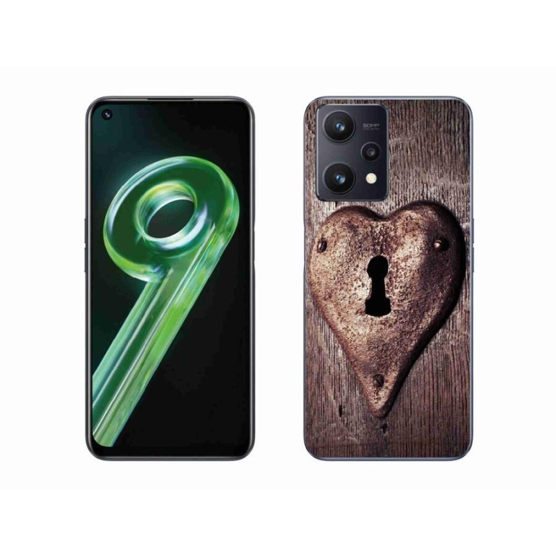 Gél borítás mmCase a Realme 9 5G készülékhez - szív alakú zár