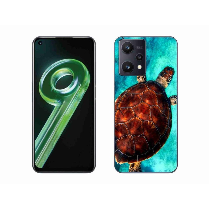 Gél borítás mmCase a Realme 9 5G készülékhez - teknősbéka