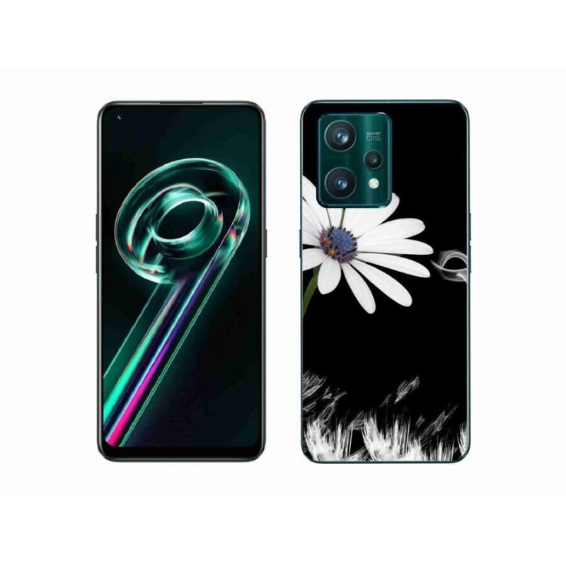 Gél borítás mmCase a Realme 9 Pro+ 5G készülékhez - fehér virág