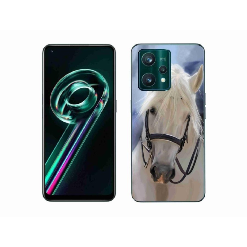 Gél borítás mmCase a Realme 9 Pro+ 5G készülékhez - fehér ló