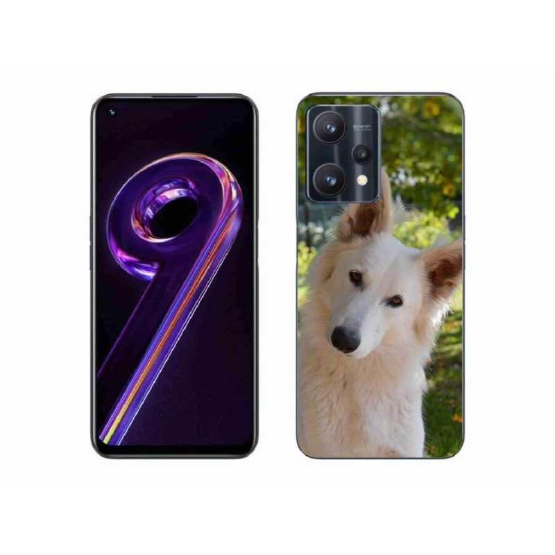 Gél borítás mmCase a Realme 9 Pro 5G készülékhez - fehér Svájci juhász 1