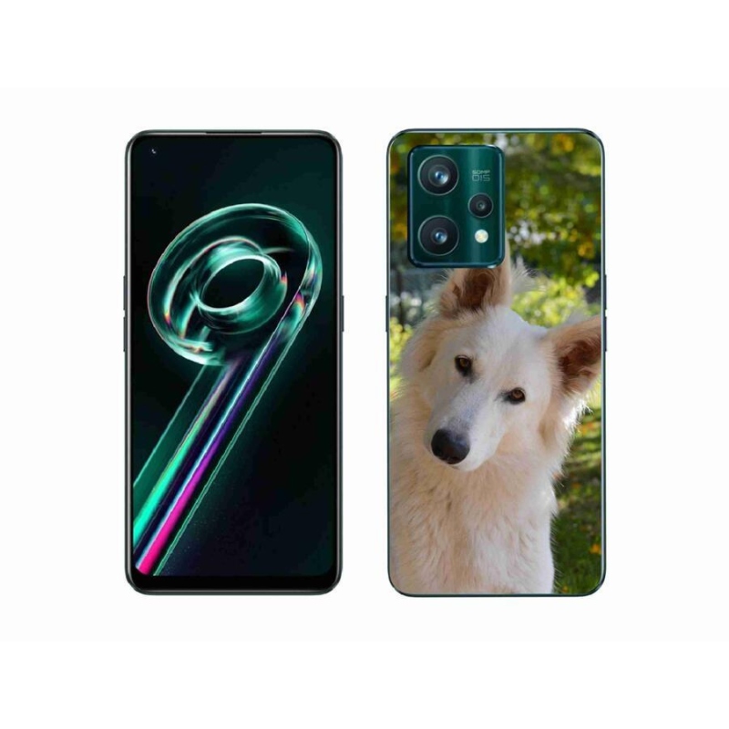 Gél borítás mmCase a Realme 9 Pro+ 5G készülékhez - fehér Svájci juhász 1