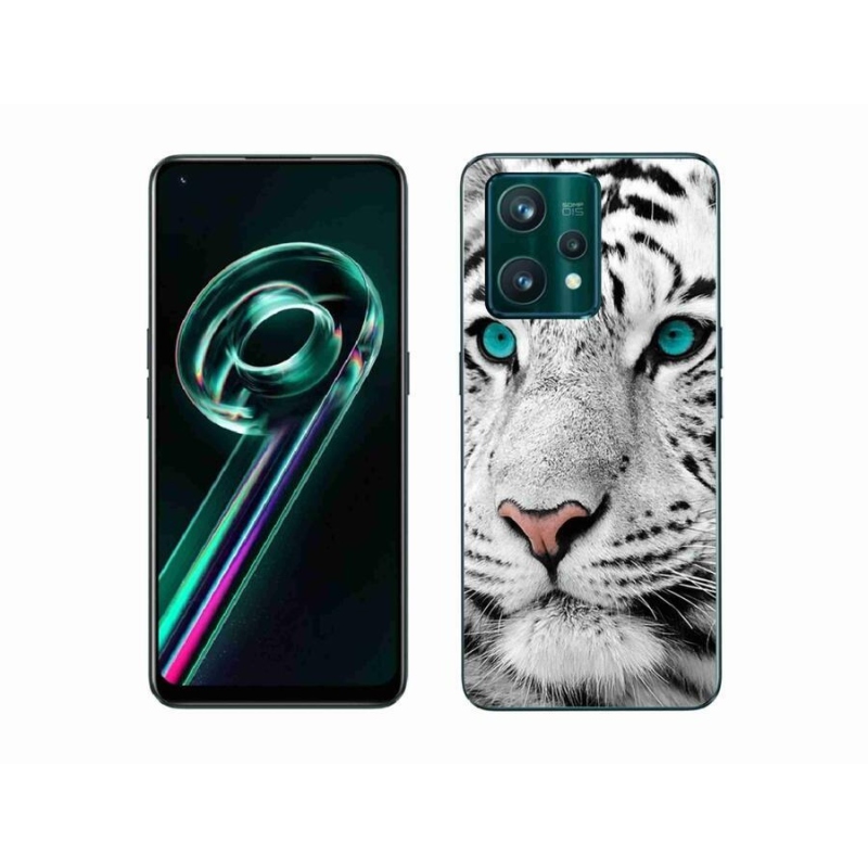 Gél borítás mmCase a Realme 9 Pro+ 5G készülékhez - fehér tigris