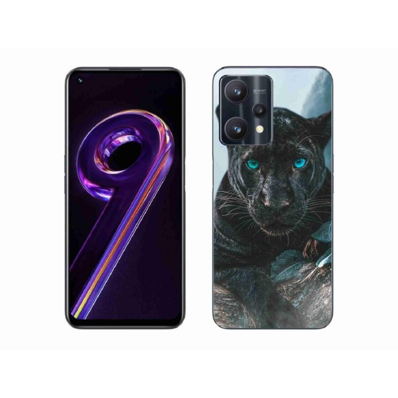 Gél borítás mmCase a Realme 9 Pro 5G készülékhez - fekete párduc
