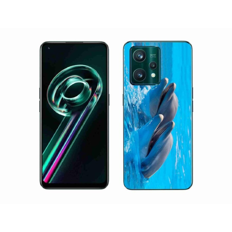 Gél borítás mmCase a Realme 9 Pro+ 5G készülékhez - delfinek