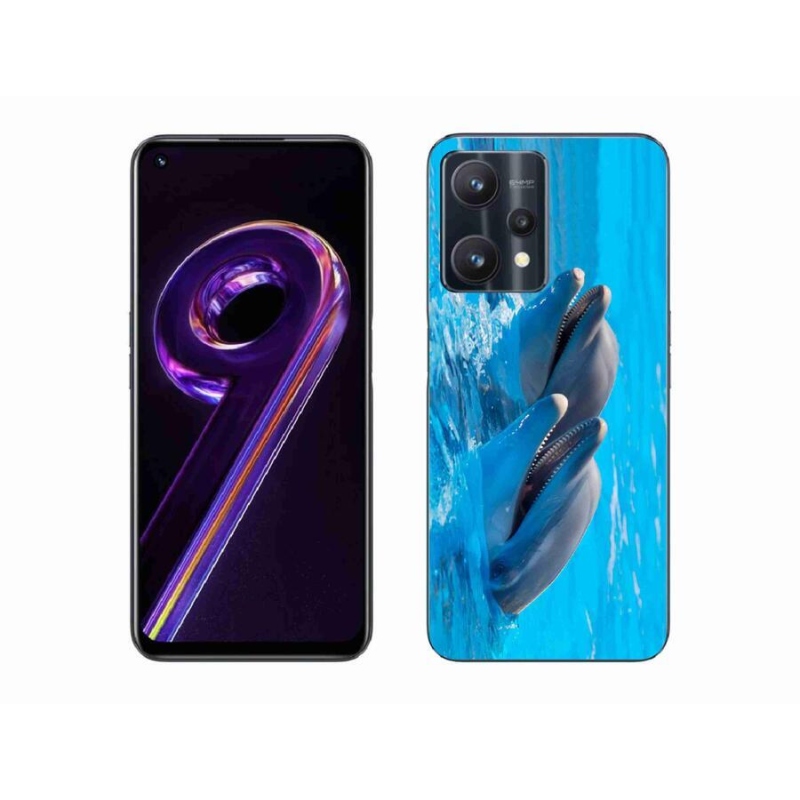 Gél borítás mmCase a Realme 9 Pro 5G készülékhez - delfinek