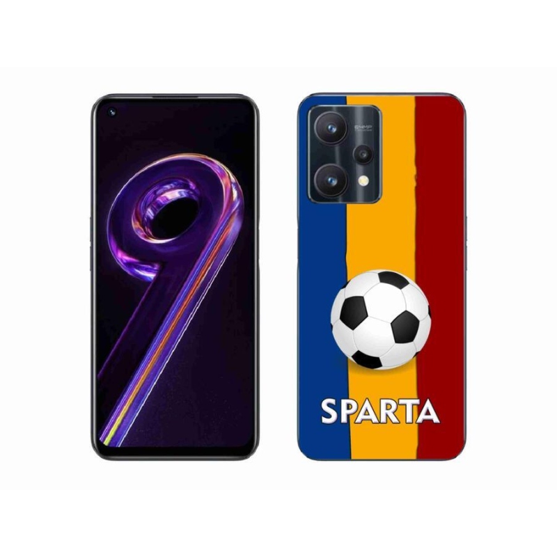Gél borítás mmCase a Realme 9 Pro 5G számára - futball 1