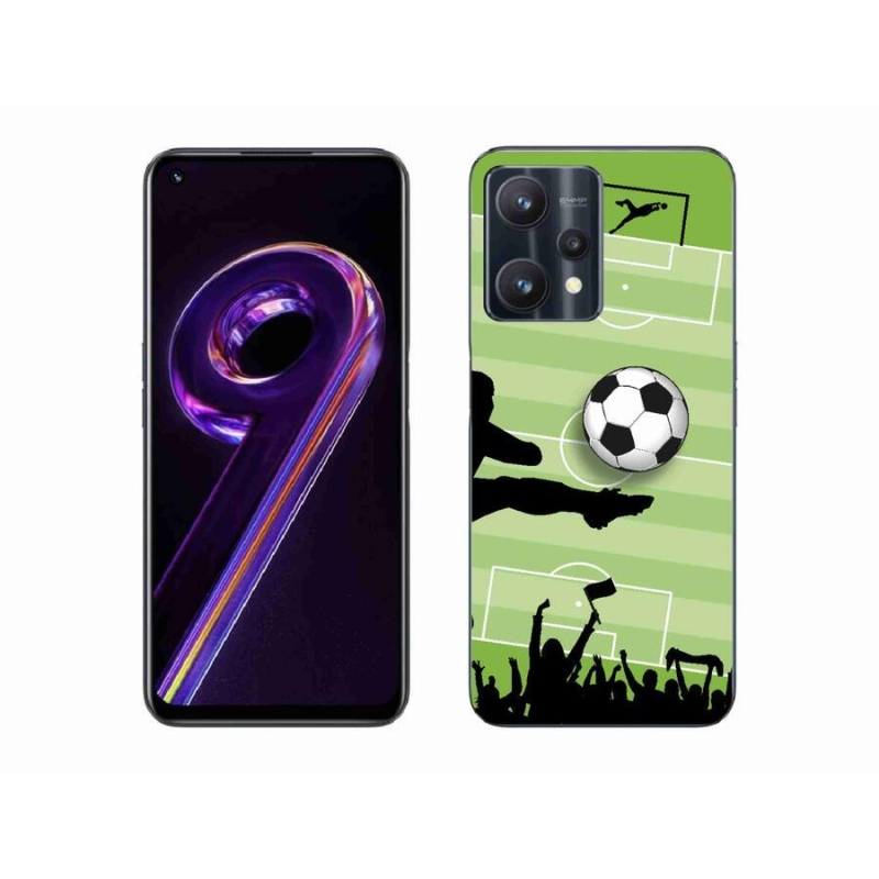 Zselés borítás mmCase a Realme 9 Pro 5G számára - futball 3