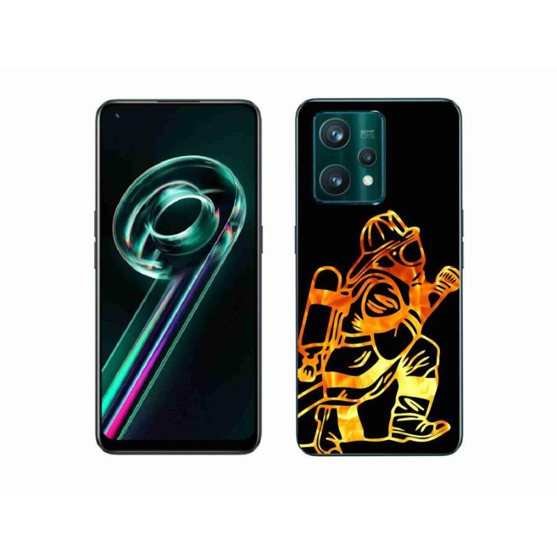 Gél borítás mmCase a Realme 9 Pro+ 5G számára - tűzoltó 1