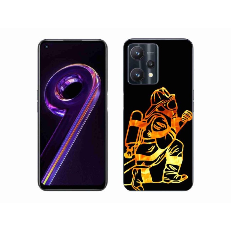Gél borítás mmCase a Realme 9 Pro 5G számára - tűzoltó 1
