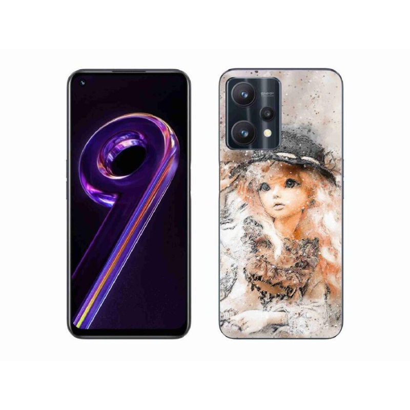 Gél borítás mmCase a Realme 9 Pro 5G készülékhez - lány kalapban