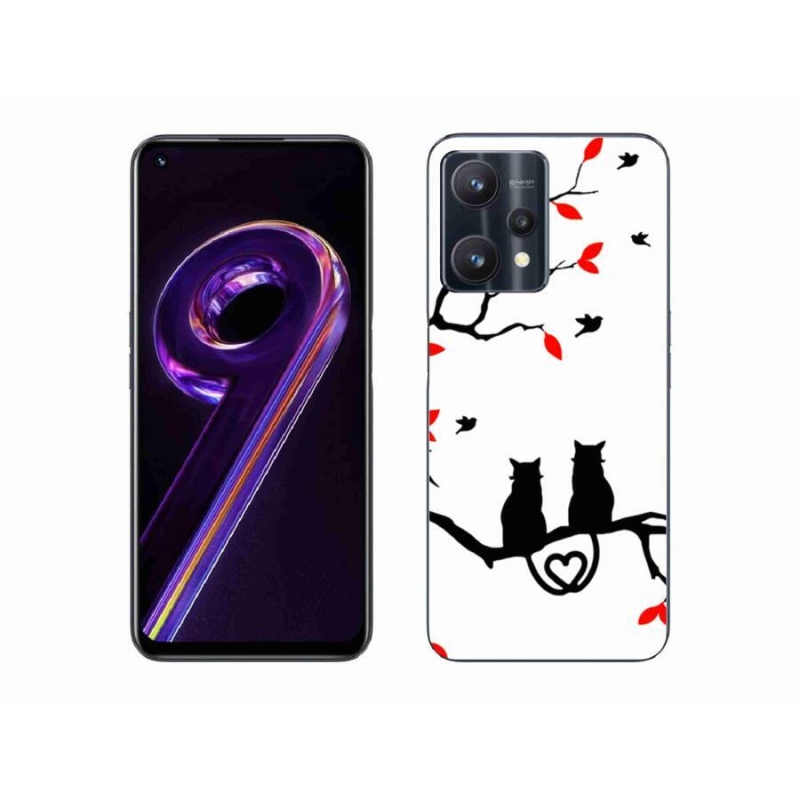 Gél borítás mmCase a Realme 9 Pro 5G-hez - macska szeretet