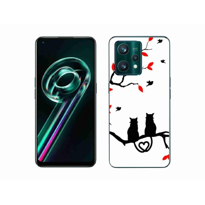 Gél borítás mmCase a Realme 9 Pro+ 5G készülékhez - macska szeretet