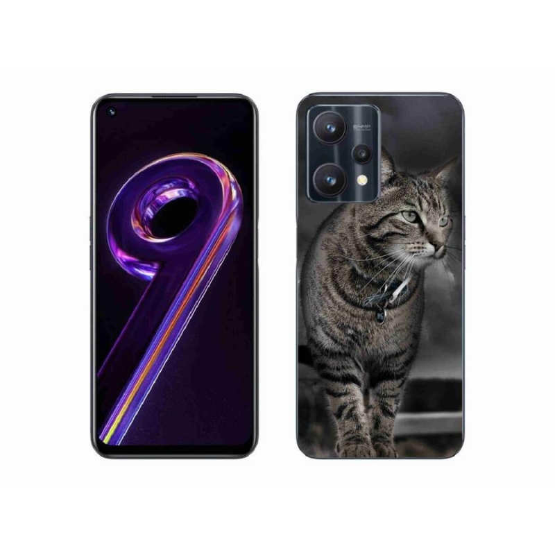Gél borítás mmCase a Realme 9 Pro 5G készülékhez - macska
