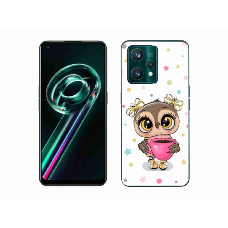 Gél borítás mmCase a Realme 9 Pro+ 5G készülékhez - rajzfilm bagoly