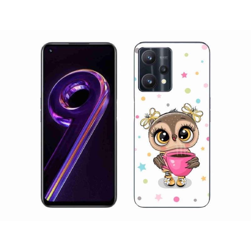 Gél borítás mmCase a Realme 9 Pro 5G készülékhez - rajzfilm bagoly