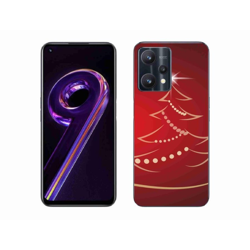 Gél borítás mmCase a Realme 9 Pro 5G számára - karácsonyfa karikatúra