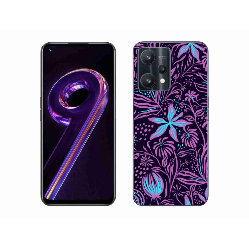 Gél borítás mmCase a Realme 9 Pro 5G készülékhez - virágok 2