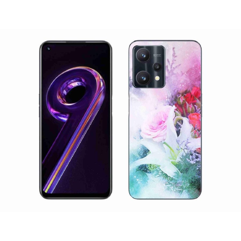 Gél borító mmCase a Realme 9 Pro 5G készülékhez - virágok 4