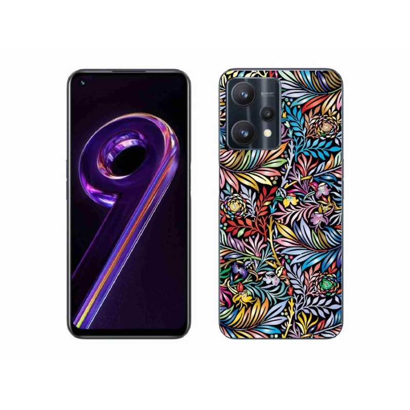 Gél borító mmCase a Realme 9 Pro 5G készülékhez - virágok 5