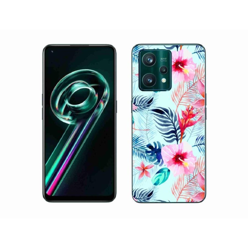 Gél borítás mmCase a Realme 9 Pro+ 5G számára - virágok