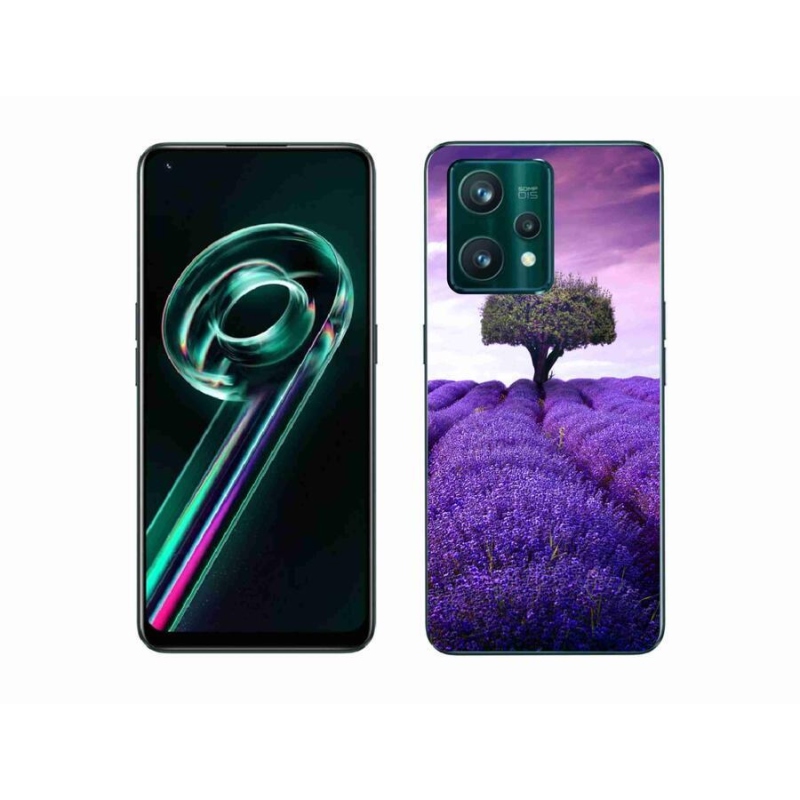 Gél borítás mmCase a Realme 9 Pro+ 5G készülékhez - levendula rét