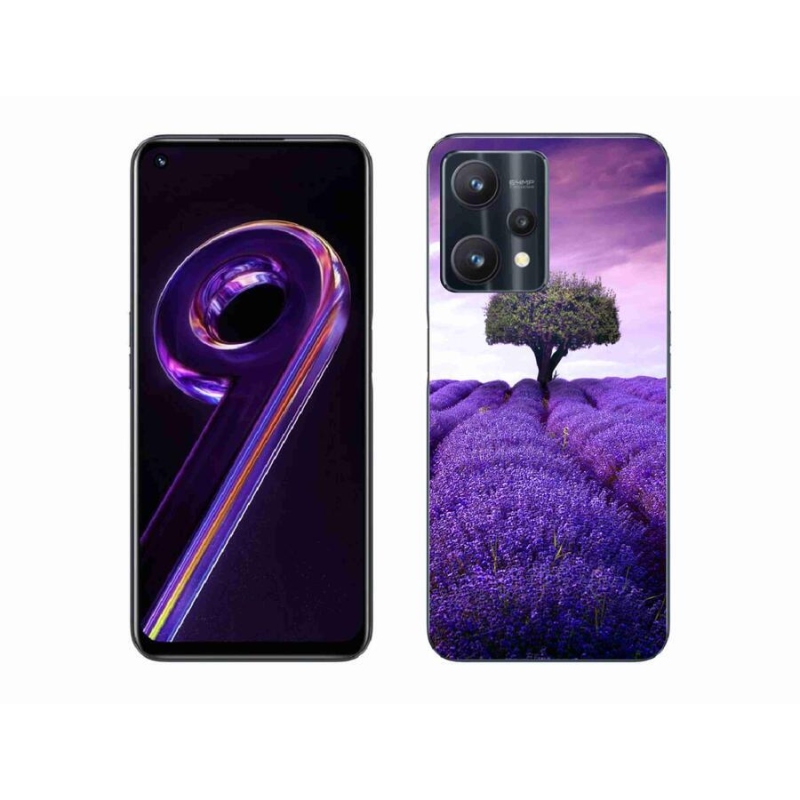 Gél borítás mmCase a Realme 9 Pro 5G készülékhez - levendula rét