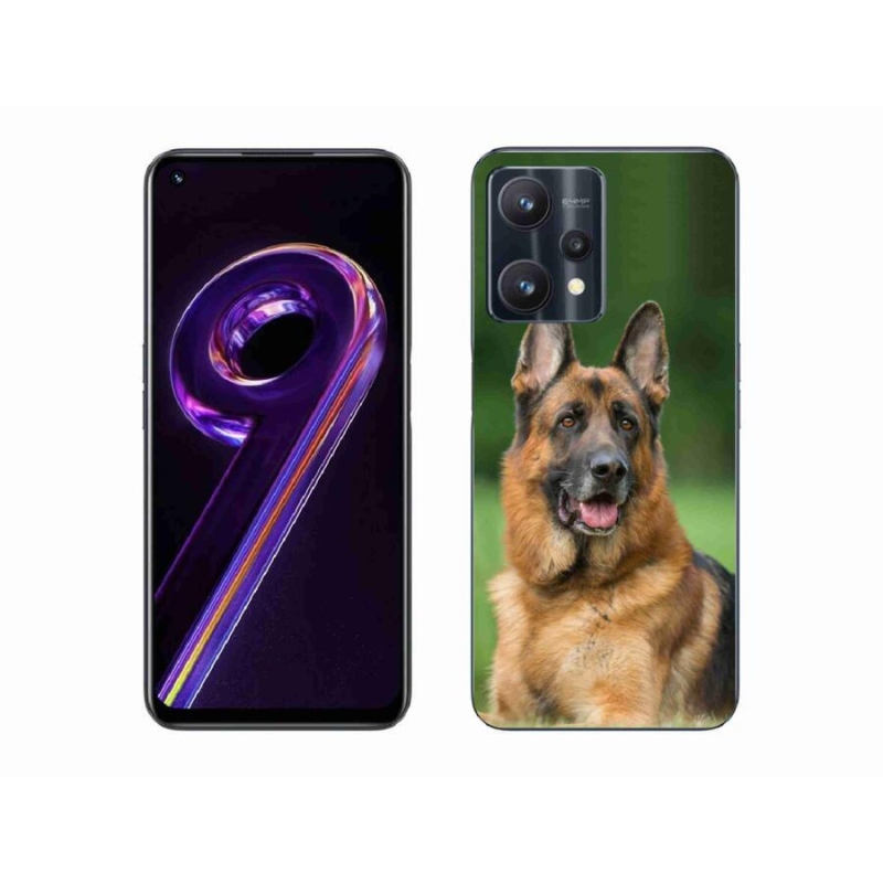 Gél borítás mmCase a Realme 9 Pro 5G számára - Német juhászkutya