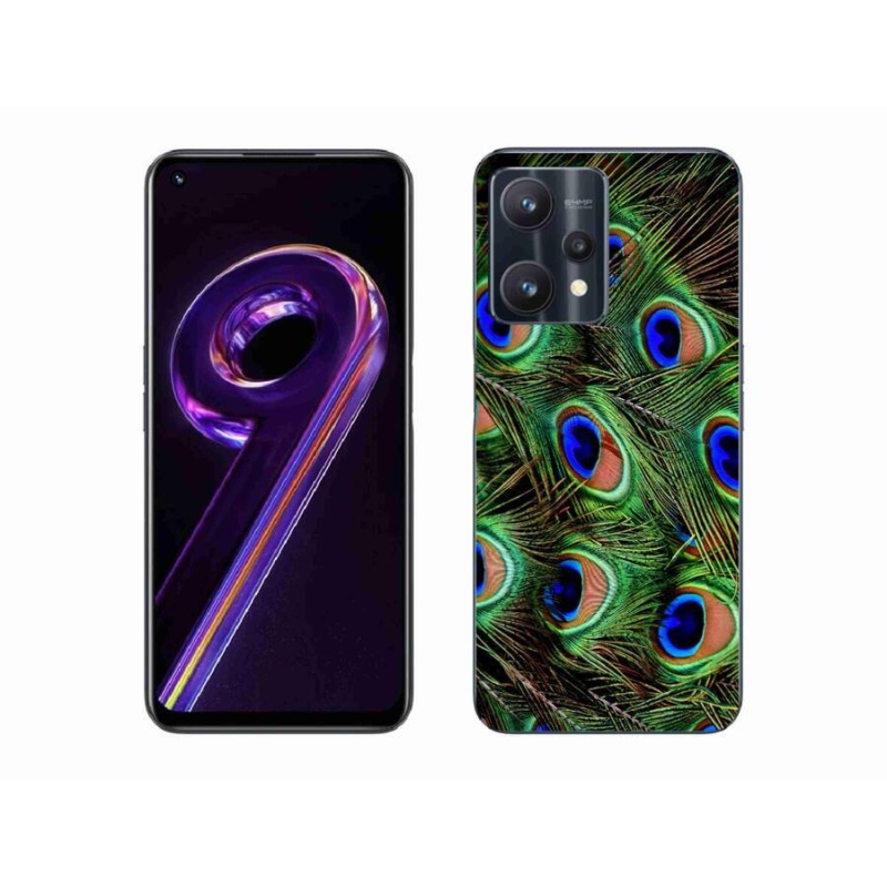 Gél borítás mmCase a Realme 9 Pro 5G készülékhez - pávatoll