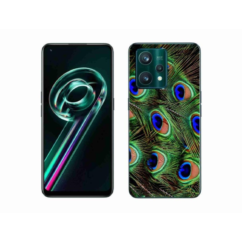 Zselés borítás mmCase a Realme 9 Pro+ 5G készülékhez - pávatoll