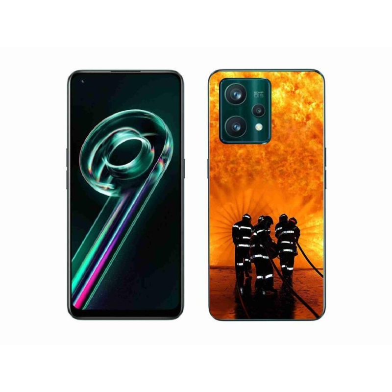 Gél borítás mmCase a Realme 9 Pro+ 5G számára - tűz