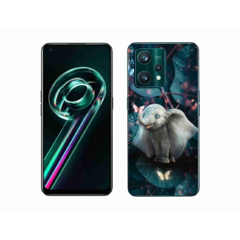 Gél borítás mmCase a Realme 9 Pro+ 5G készülékhez - aranyos elefánt
