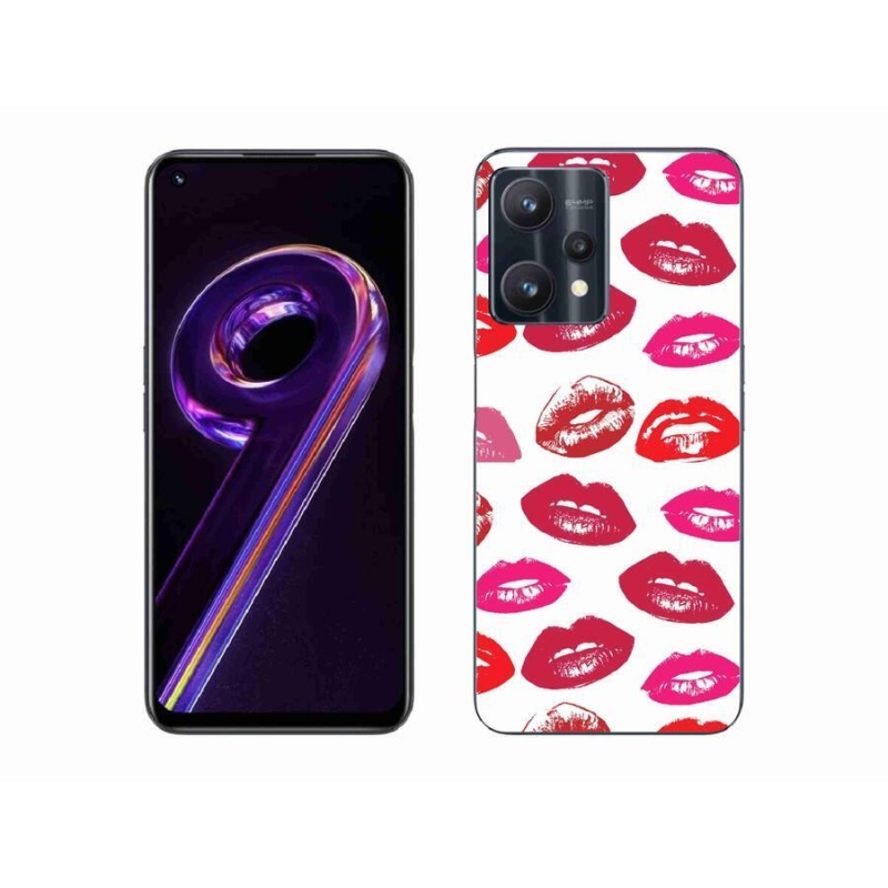 Gél borítás mmCase a Realme 9 Pro 5G számára - ajkak