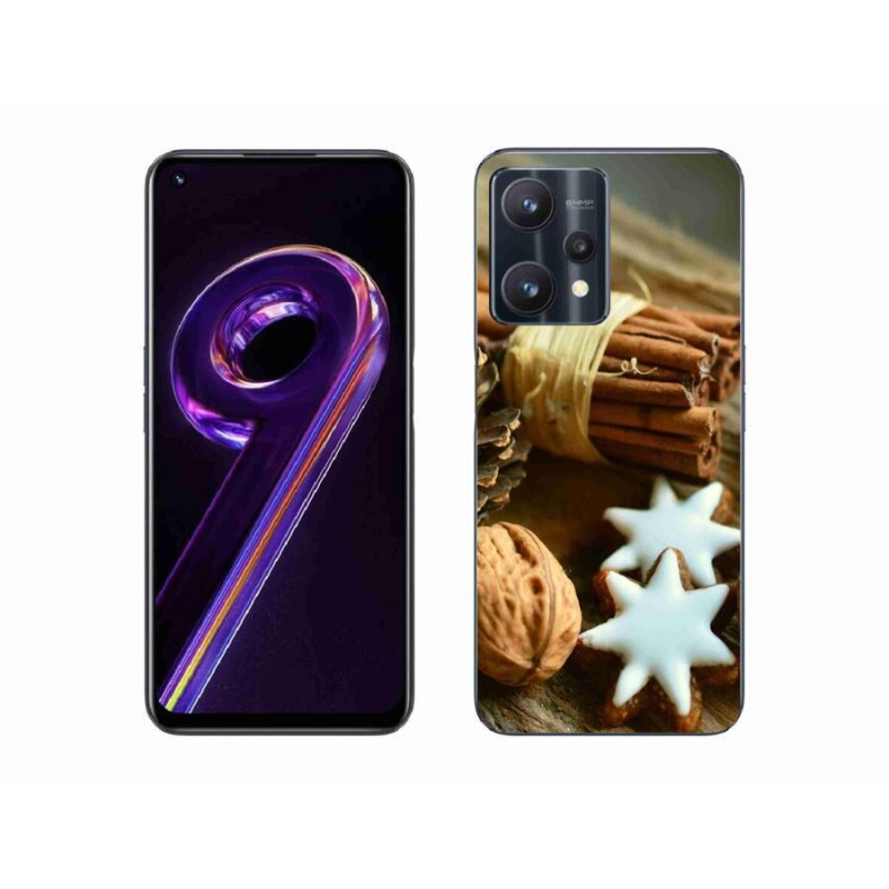 Gél borítás mmCase a Realme 9 Pro 5G számára - fahéj és mézeskalács