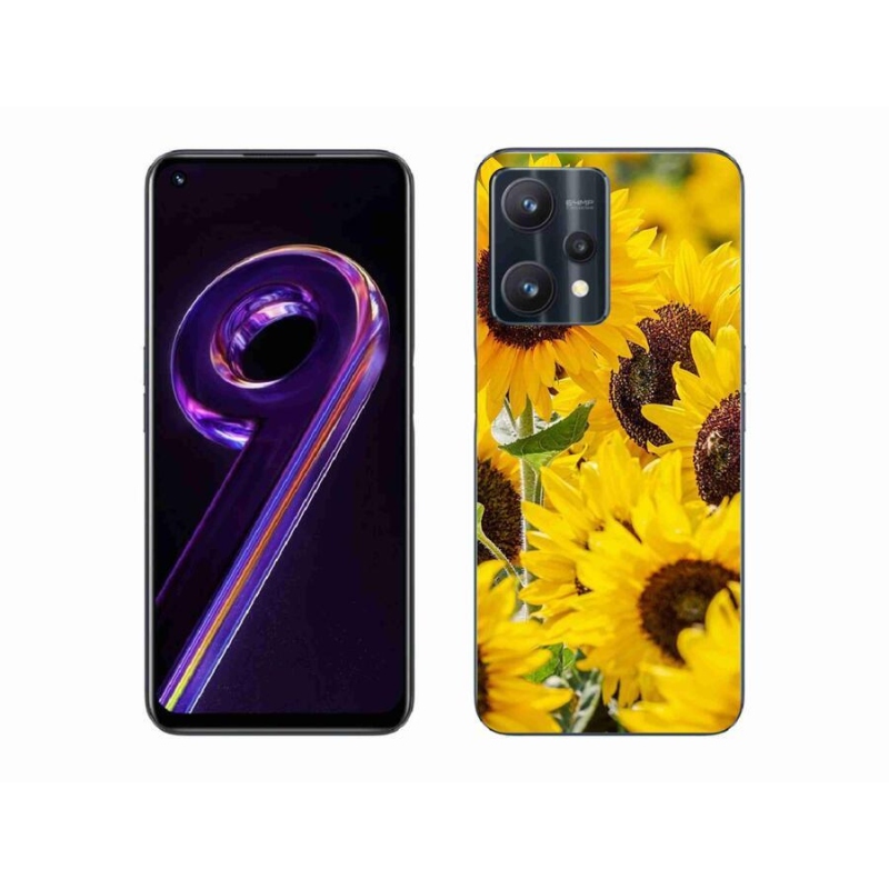 Gél borítás mmCase a Realme 9 Pro 5G készülékhez - Napraforgó