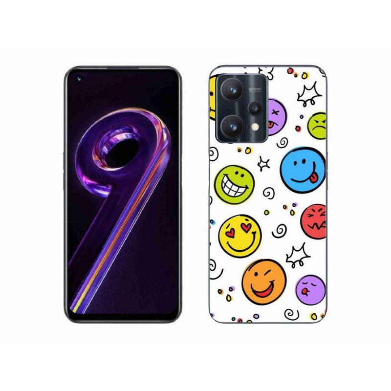 Gél borító mmCase a Realme 9 Pro 5G készülékhez - smiley-k