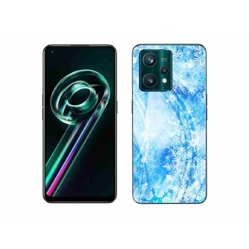 Gél borítás mmCase a Realme 9 Pro+ 5G készülékhez - hópelyhek