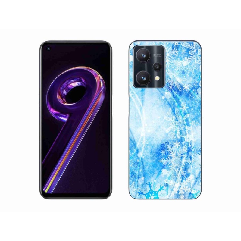 Gél borítás mmCase a Realme 9 Pro 5G készülékhez - hópelyhek