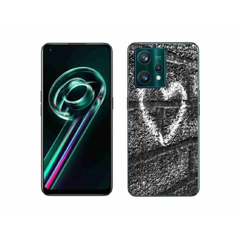 Gél borítás mmCase a Realme 9 Pro+ 5G számára - szív a falon