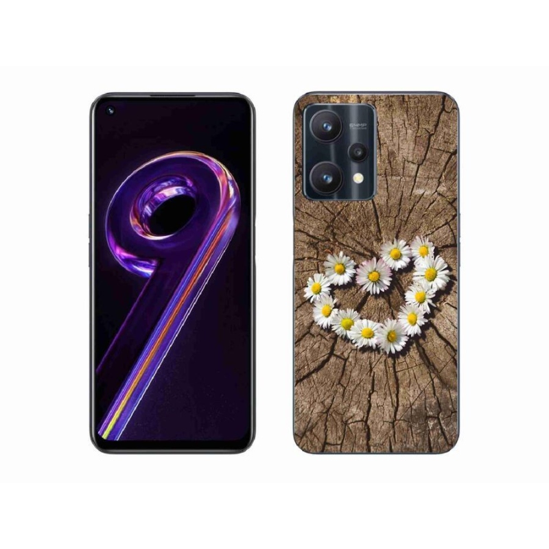Gél borítás mmCase a Realme 9 Pro 5G készülékhez - százszorszépek szíve