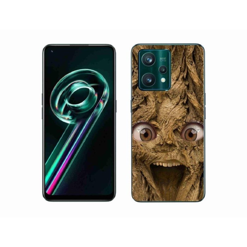 Gél borítás mmCase a Realme 9 Pro+ 5G számára - boldog fa szemekkel