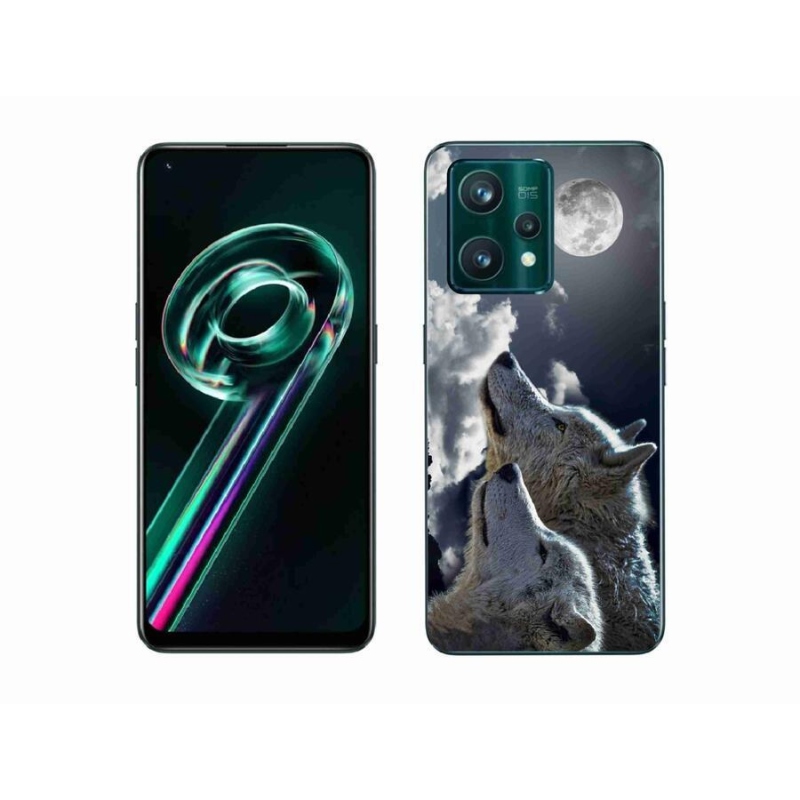 Gél borítás mmCase a Realme 9 Pro+ 5G számára - farkasok
