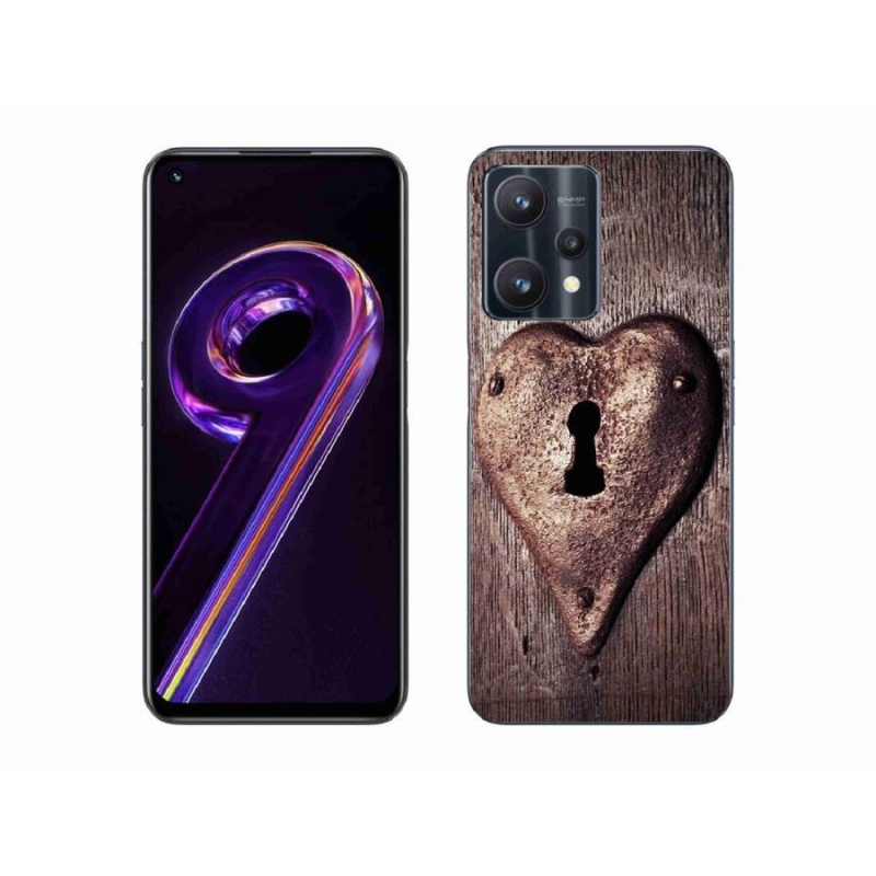 Gél borítás mmCase a Realme 9 Pro 5G készülékhez - szív alakú zár