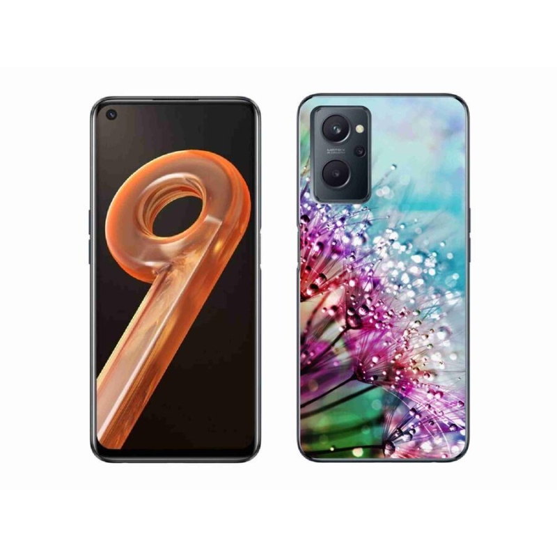 Gél borító mmCase mobilhoz Realme 9i - színes virágok