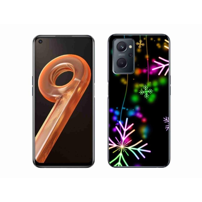 Zselés borítás mmCase mobilhoz Realme 9i - színes pelyhek